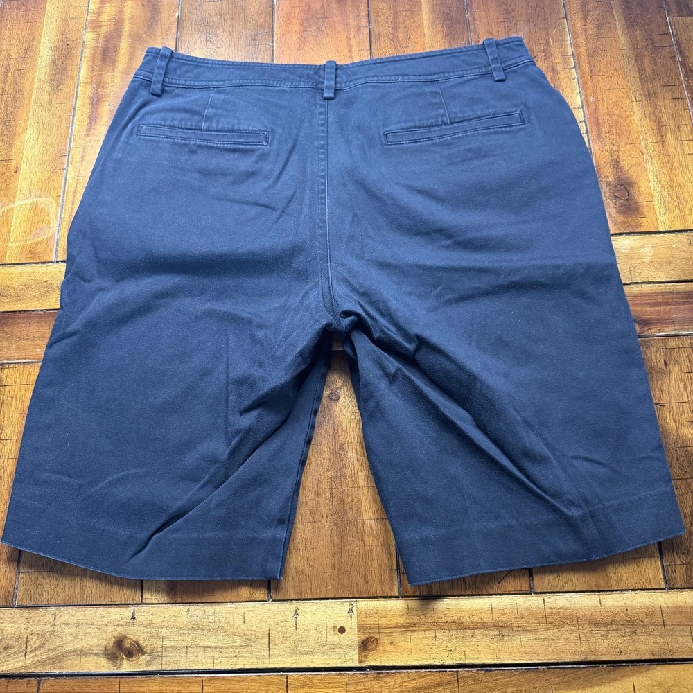 Lauren Ralph Lauren Bermuda Shorts Womens 6 Blue Twill Stretch Beach Summer - Picture 9 of 10